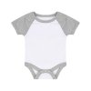 basic baseballové body s krátkým rukávem (Barva White, Velikost 0/3 months)