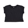 Dámské  Crop Top T (Barva Black, Velikost S)