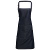 Jeans Stitch Denim Bib Zástěra (Barva Black Denim (ca. Pantone 433C), Velikost 72 x 86 cm)