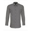 Men`s Long Sleeve Fitted Poplin Shirt  G_PW204