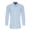 Men`s Long Sleeve Fitted Poplin Shirt  G_PW204