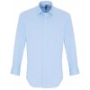 Mens Stretch Fit Poplin Long Sleeve Cotton Shirt  G_PW244