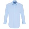 Mens Stretch Fit Poplin Long Sleeve Cotton Shirt  G_PW244