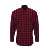 Men`s Mulligan Check Cotton Long Sleeve Shirt  G_PW250