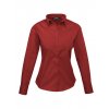 Ladies` Poplin Long Sleeve Blouse  G_PW300