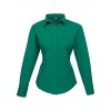 Ladies` Poplin Long Sleeve Blouse  G_PW300