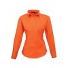 Ladies` Poplin Long Sleeve Blouse  G_PW300