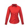 Ladies` Poplin Long Sleeve Blouse  G_PW300