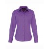 Ladies` Poplin Long Sleeve Blouse  G_PW300