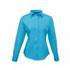 Ladies` Poplin Long Sleeve Blouse  G_PW300