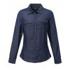Ladies` Jeans Stitch Denim Shirt  G_PW322