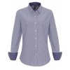 Ladies Cotton Rich Oxford Stripes Shirt  G_PW338