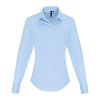 Ladies Stretch Fit Cotton Poplin Long Sleeve Shirt  G_PW344