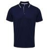 Pánské kontrastní Coolchecker® Polo (Barva Black (ca. Pantone Black C), Velikost S)