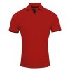Pánské kontrastní Coolchecker® Polo (Barva Black (ca. Pantone Black C), Velikost S)