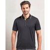 Pánské kontrastní Coolchecker® Polo (Barva Black (ca. Pantone Black C), Velikost S)