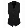 Ladies` Lined Polyester Waistcoat  G_PW623