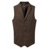 Mens Herringbone Waistcoat  G_PW625