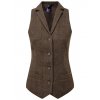 Ladies Herringbone Waistcoat  G_PW626