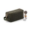 Heritage Waxed Canvas Wash Bag (Barva Black, Velikost 25 x 13 x 11 cm)