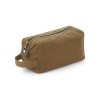 Heritage Waxed Canvas Wash Bag (Barva Black, Velikost 25 x 13 x 11 cm)