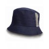 Deluxe Washed Cotton Bucket Hat with Side Mesh Panels  G_RH45
