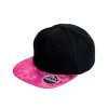 Kšiltovka Bronx Flat Glitter Peak Snapback (Barva Black, Velikost One Size)