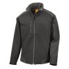 Ripstop Soft Shell pracovní bunda s Cordura panely (Barva Black, Velikost S)