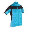 Dámské cyklistické oblečení Full Zip Performance Top (Barva Aqua, Velikost XS (34))