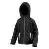 Junior TX Performance Soft Shell bunda s kapucí (Barva Black, Velikost XS (3-4))