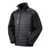 Recyklovaný kompas polstrovaný softshell (Barva Black, Velikost XS)
