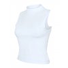 Women`s High Neck Crop Vest  G_SF170