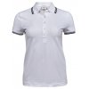 Ladies` Luxury Stripe Stretch Polo  G_TJ1408