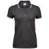 Ladies` Luxury Stripe Stretch Polo  G_TJ1408