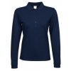 Ladies` Luxury Stretch Long Sleeve Polo  G_TJ146