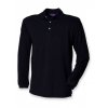 Long Sleeved Cotton Piqué Polo Shirt  G_W105