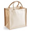 Printers Midi Jute Bag  G_WM421