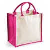 Printers Midi Jute Bag  G_WM421