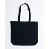 Cotton bag with sidefold, long handles  G_XT95