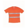 Hi-Vis Top Cool Super lehké tričko s výstřihem do V (Barva Hi-Vis Orange, Velikost S)