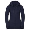 Ladies` Authentic Melange Zipped Hood Sweat  G_Z263F