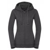 Ladies` Authentic Melange Zipped Hood Sweat  G_Z263F