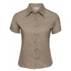 Ladies` Short Sleeve Classic Twill Shirt  G_Z917F
