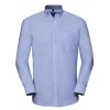 Men`s Long Sleeve Tailored Washed Oxford Shirt  G_Z920