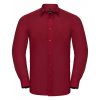 Men`s Long Sleeve Tailored Polycotton Poplin Shirt  G_Z924