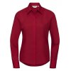 Ladies` Long Sleeve Fitted Polycotton Poplin Shirt  G_Z924F