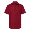 Men`s Short Sleeve Tailored Polycotton Poplin Shirt  G_Z925