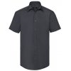 Men`s Short Sleeve Tailored Polycotton Poplin Shirt  G_Z925