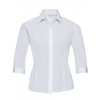 Ladies` 3/4 Sleeve Fitted Polycotton Poplin Shirt  G_Z926F