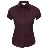 Ladies` Short Sleeve Fitted Stretch Shirt  G_Z947F